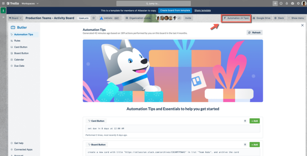Users of Trello's Butler Automation function may prioritize their work while no-code robots take care of the remaining tasks.